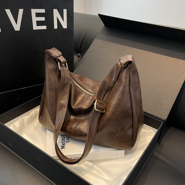 Women's Large Capacity All-match Simple Leisure Tote Shoulder Bag Hanzuva