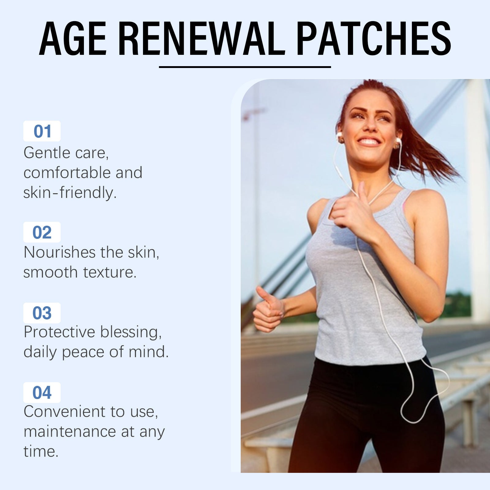 Gentle Nourishing Skin Comfortable Young Vitality Portable Patch