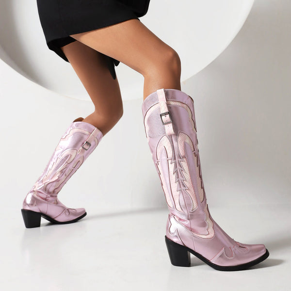 Women's New Fashion High-heeled Boots Hanzuva