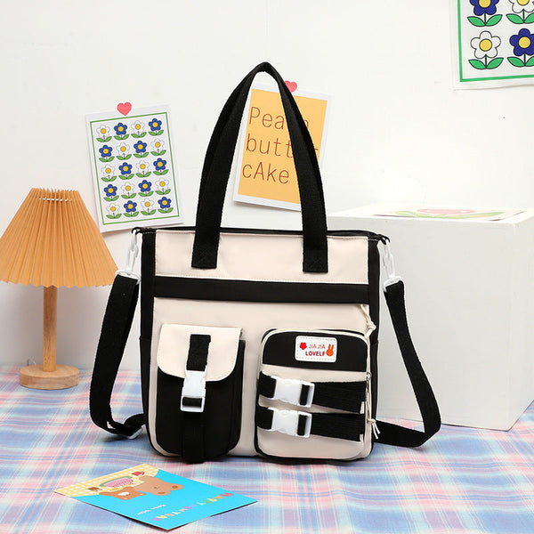 Elementary School Students' One Shoulder Art Bag, Boys' And Girls' Study Bag Hanzuva