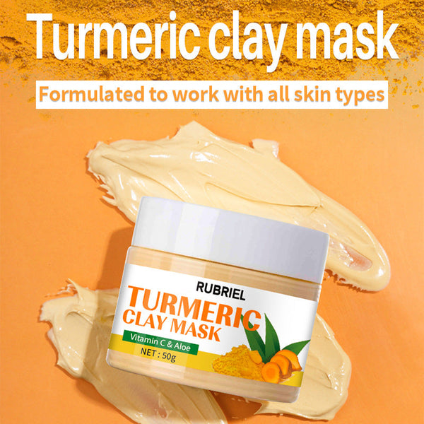 Turmeric Clay Mask 50g Moisturizing And Nourishing Facial Mask Hanzuva