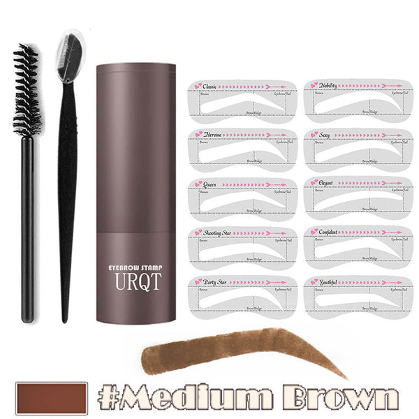 One Step Eyebrow Stamp Shaping Kit Eye Brow Gel Hanzuva