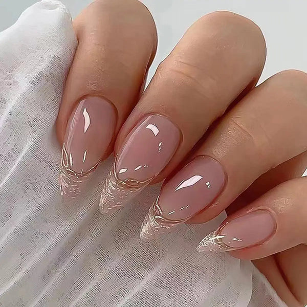 French Wear Fake Nail Patch Manicure Hanzuva