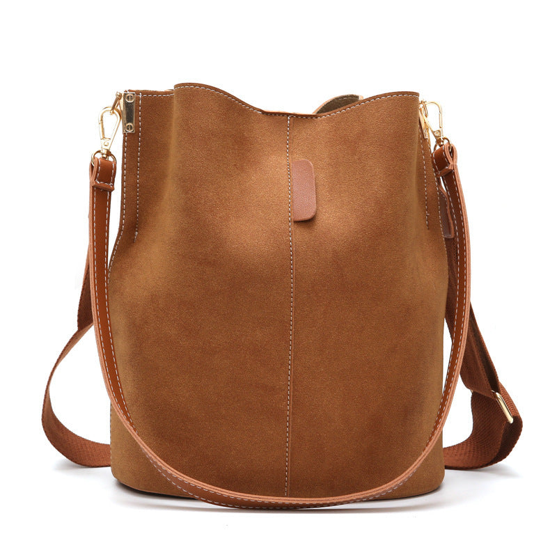 Scrub bucket bag shoulder bag Hanzuva