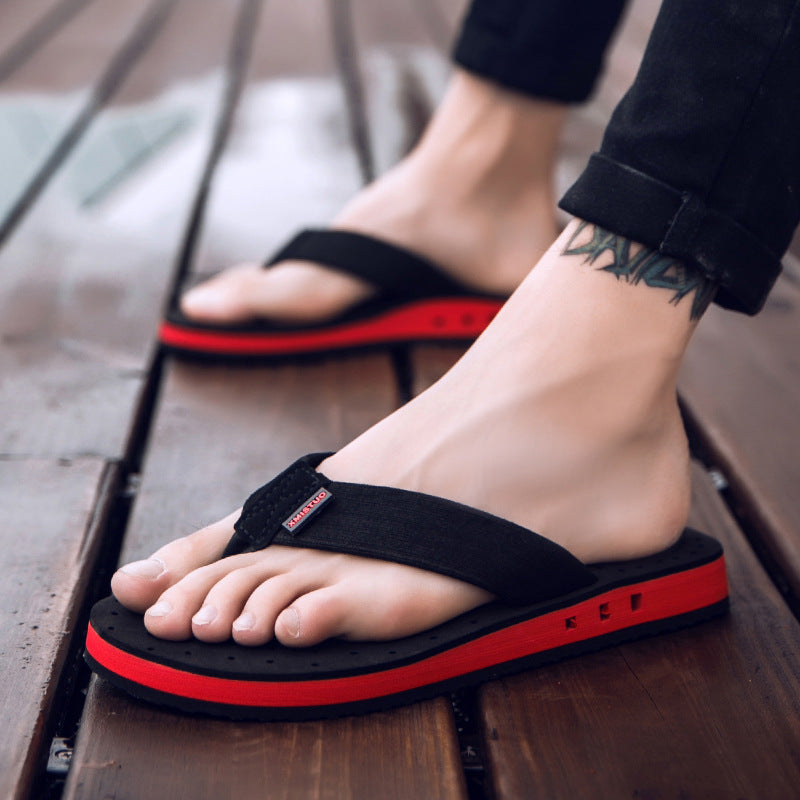 Slippers men's summer herringbone anti-slip feet men's sandals