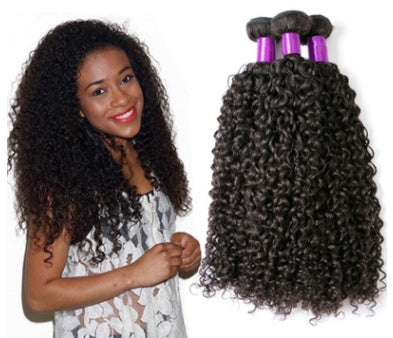 Brazilian Virgin Human Hair Kinky Curly Brazil Real Wig Hair Curtain Hanzuva