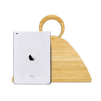 Retro portable bamboo straw woven bag Hanzuva