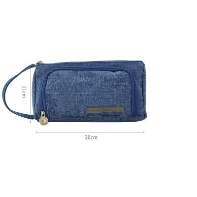 Mesh large capacity pencil case Hanzuva