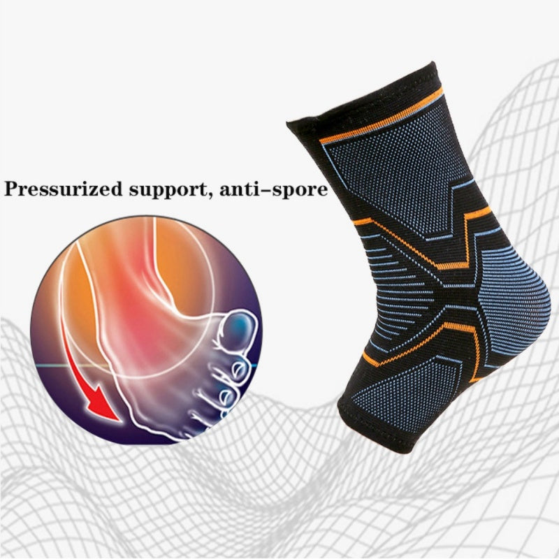Nylon compression protects ankles