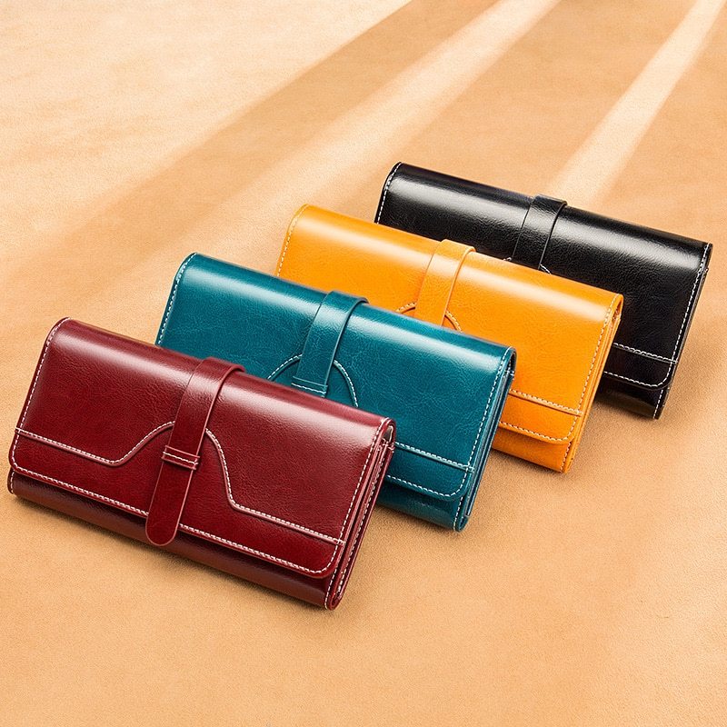 Large capacity leather hand bag Hanzuva