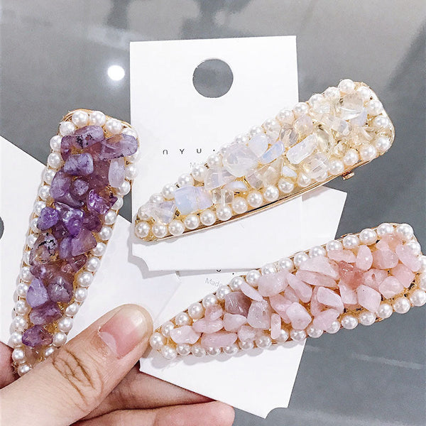 Crystal stone hairpin Hanzuva