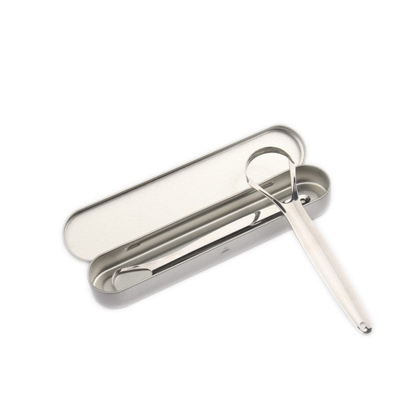 Stainless Steel Non-oral Care Tool Tongue Double-sided U-shaped Tongue Scraper