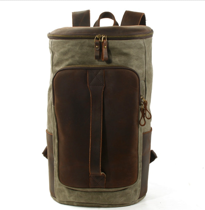 Men's canvas shoulder bag