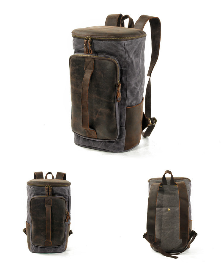 Men's canvas shoulder bag