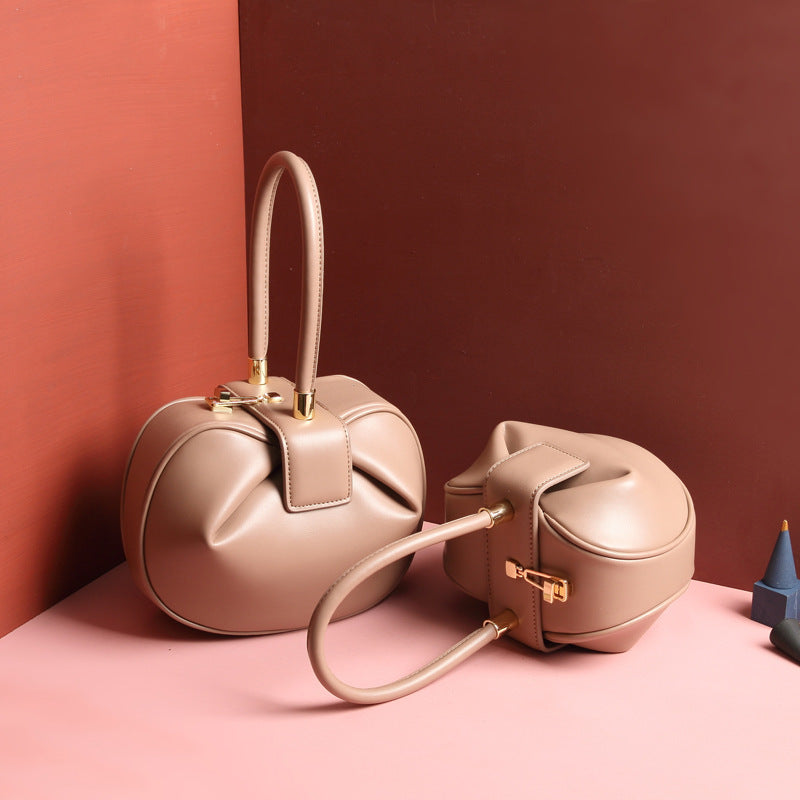 Leather handbags fashion dumplings handbag Hanzuva