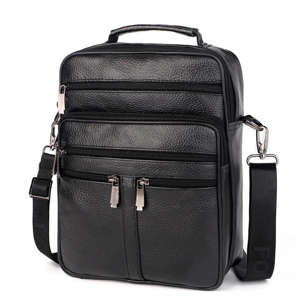 Leather cross-body bag