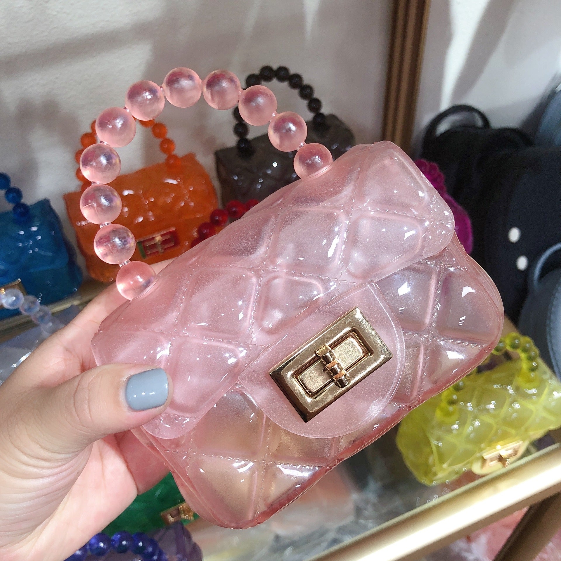 All-match Diamond Chain Transparent Jelly Pack