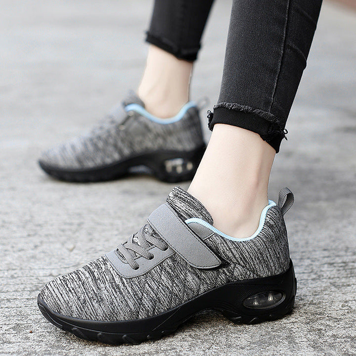 Women's Pumps Low-top Flying Woven Shoes Muffin Rocking Shoes Hanzuva