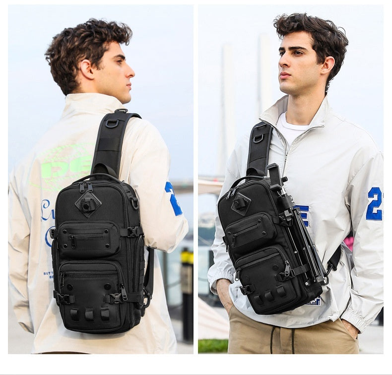 Tactical Chest Outdoor Large Capacity Sports Messenger Bag