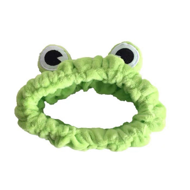 Girl Net Red Cartoon Cute Green Frog Headband Hair Band