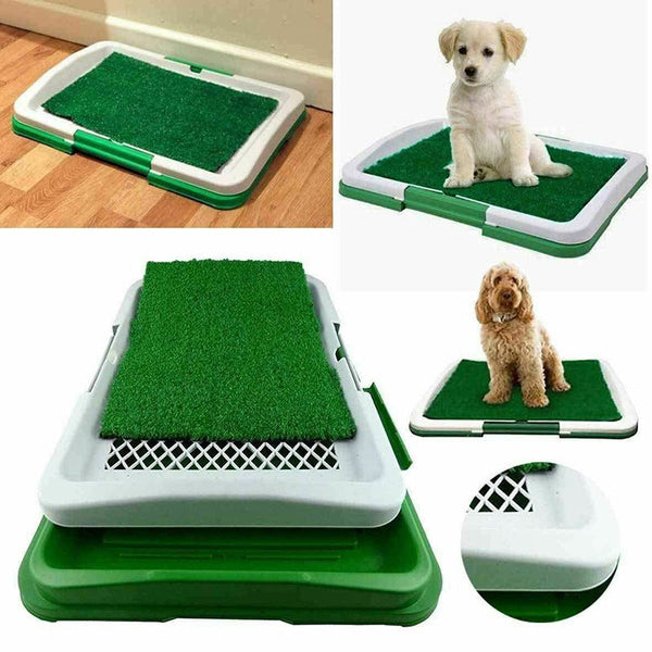Dog Cleaning Tool Grid Lawn Flat Toilet Dog Potty Hanzuva