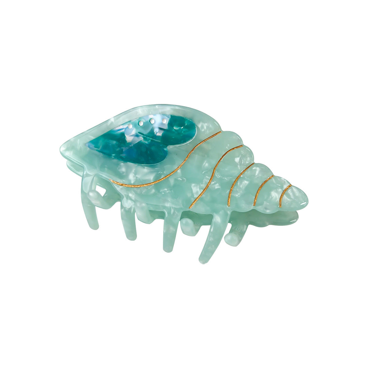 Summer Acetate Conch Barrettes Cute