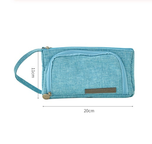 Mesh large capacity pencil case Hanzuva