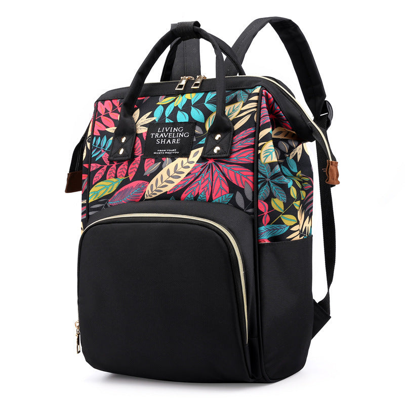 Printed mommy backpack Hanzuva