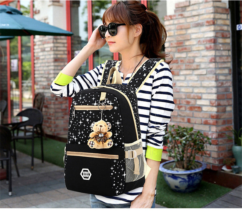 Three-piece backpack Hanzuva