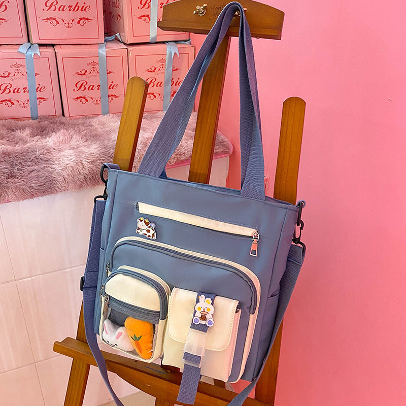 New Women's Large Capacity Japanese Cute Messenger Shoulder Bag