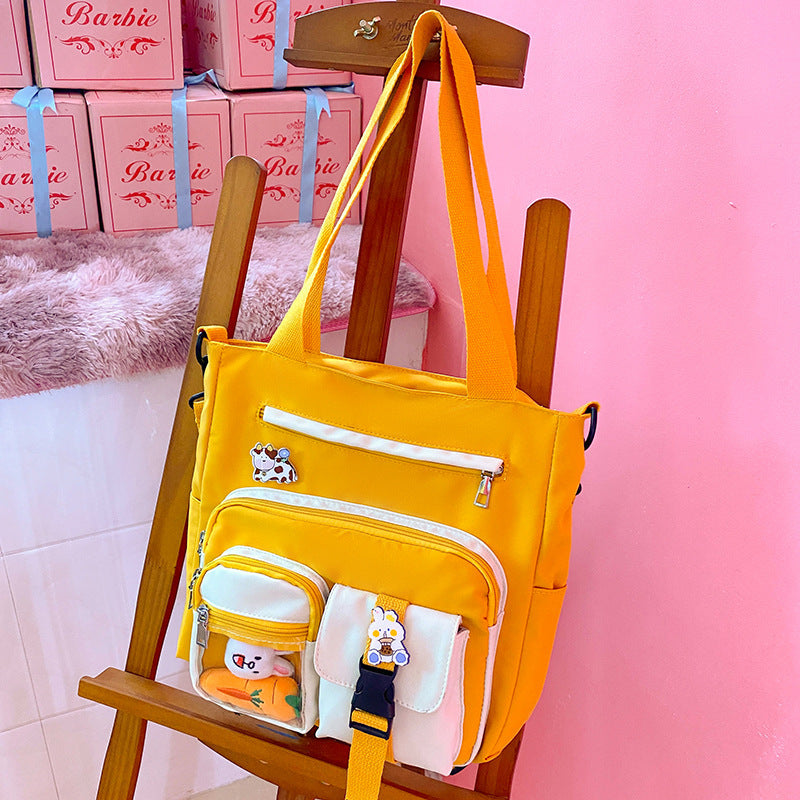 New Women's Large Capacity Japanese Cute Messenger Shoulder Bag