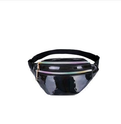 Women's new laser pockets chest bag multi-function color single shoulder slung laser sports pockets Hanzuva