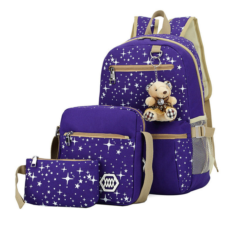 Three-piece backpack Hanzuva