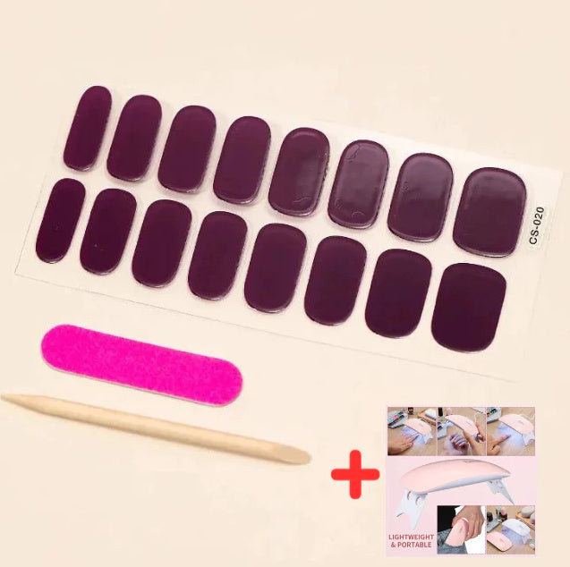 Wearing Nail Pads Baking Lamps Mini Handheld Folding Nails