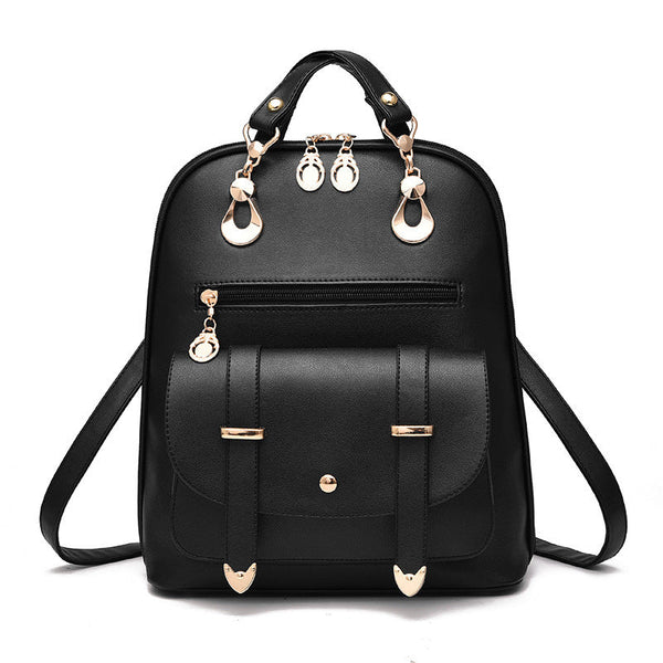 Female bag fashion PU leather dual-use backpack Hanzuva
