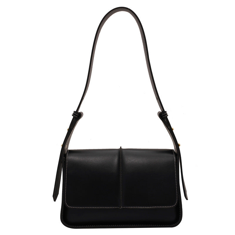 Retro Textured Shoulder Bag Women Underarm