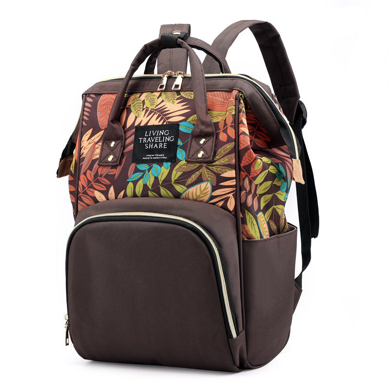 Printed mommy backpack Hanzuva