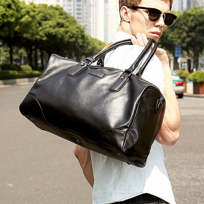 Men's bag large capacity single shoulder handbag