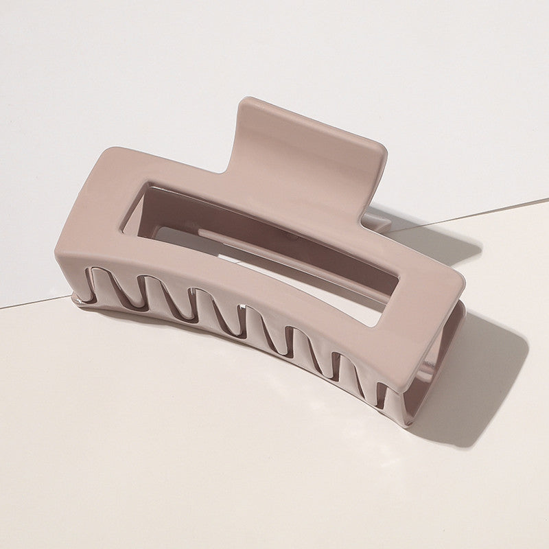 Japan And South Korea Simple Large Square Hollow Grab Clip