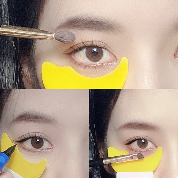Eyelash Eyeliner Stencil Model Eye Mascara Comb Stencil Model Beginner Eye Makeup Helper Applicator Guide Card Tool Easy Wash Hanzuva