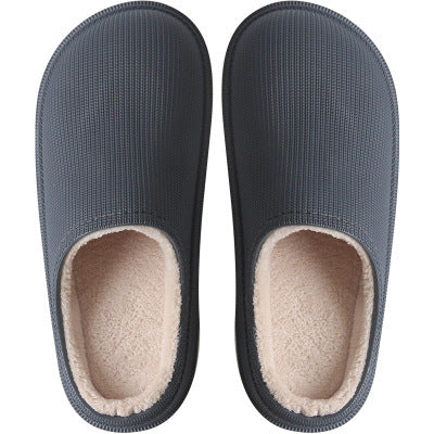 Women's platform outdoor cotton slippers