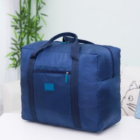 Large Capacity Foldable Travel Bag Nylon Waterproof Gym Duffel Bag Folding Traveling Clothes Storage Organizer Hanzuva