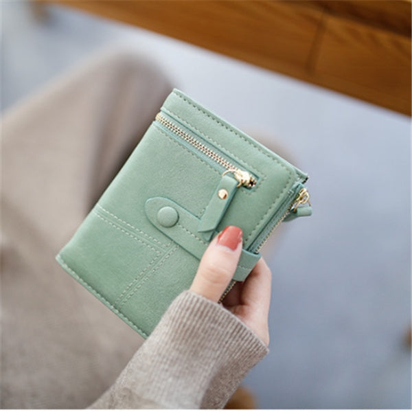 Zipper buckle 2 fold clutch Hanzuva