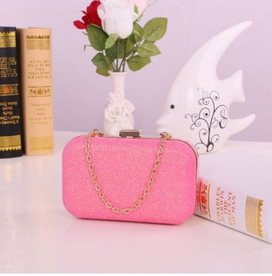 Women Handbag Evening Bags For Party New Women Chain Shoulder Bag Ladies Fashion Gold Clutch Box Bag Women Messenger Hanzuva