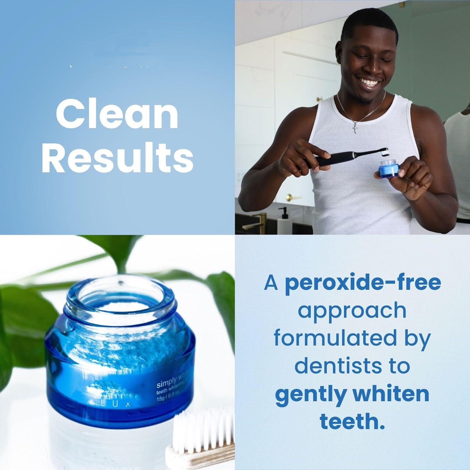 Oral Care Whitening Toothpowder Stain Removal Whitening Facial Brush Yellow Removal Keep Oral Cavity