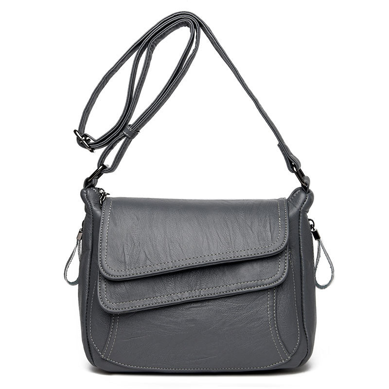 Soft leather crossbody bag Hanzuva