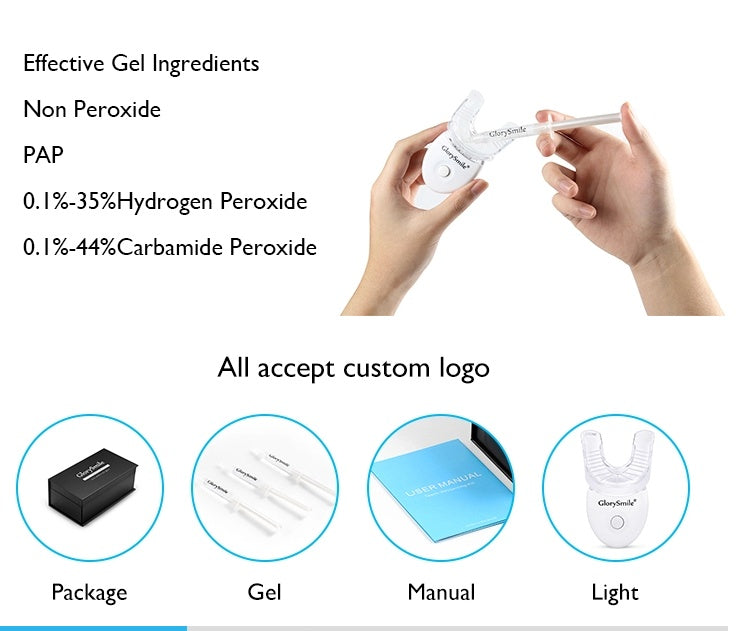 Tooth whitening instrument cold blue tooth cleaner set tooth whitening instrument