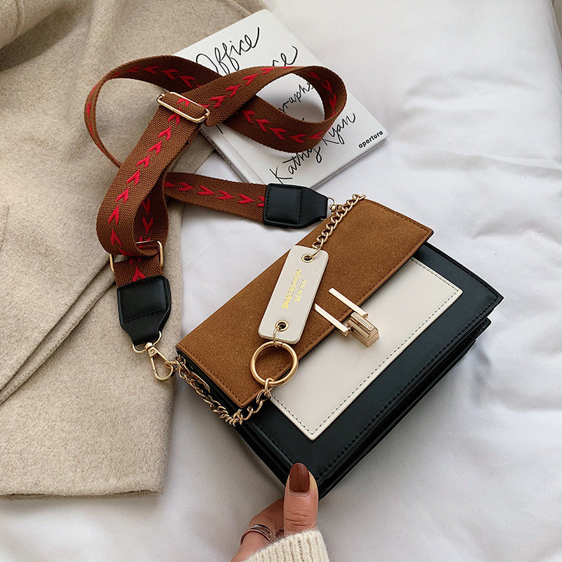 Korean fashion matte shoulder bag small square bag Hanzuva