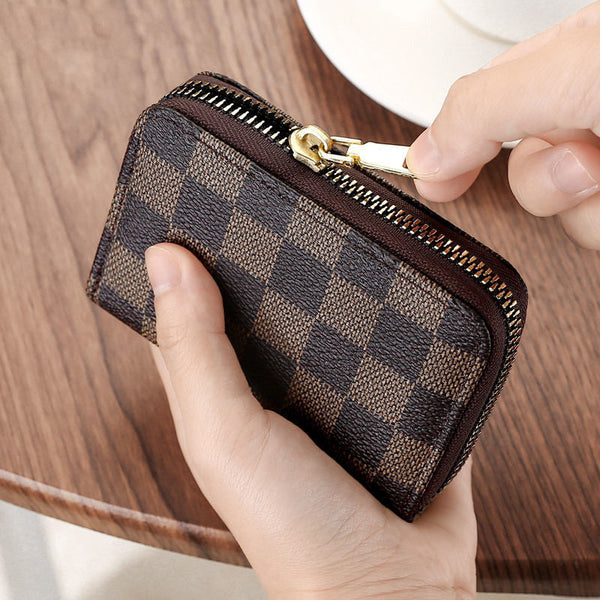 Women's Multi-card Slot Zipper Coin Purse Card Holder Hanzuva