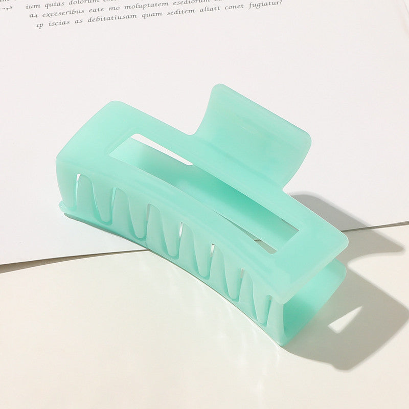 Japan And South Korea Simple Large Square Hollow Grab Clip